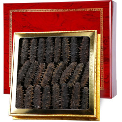 皇纯 淡干海参 500g 40-70只 御品 威海刺参 生鲜海鲜水产海参干货礼品礼盒