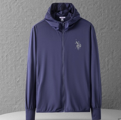 U.S. POLO ASSN. 美国马球协会 D112136406187A  男士连帽防晒衣