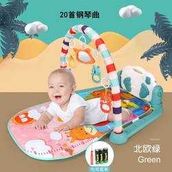 哦咯 婴幼儿玩具声光脚踏钢琴健身架