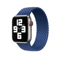 适用iwatch6一体尼龙单圈编织表带苹果Apple watch5/4/3/2/se腕带