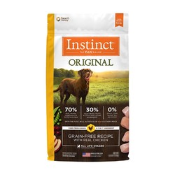 Instinct 百利 美国进口百利天然无谷鸡肉全犬粮22.5磅狗粮