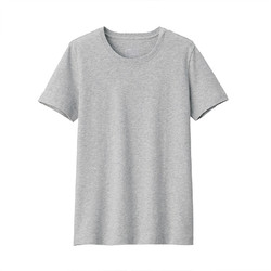 MUJI 无印良品 BBA01A0S 女式圆领短袖T恤