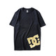DC SHOES GDYZT03202-KVJ0 男式烫金复古时尚LOGO圆领短袖T恤