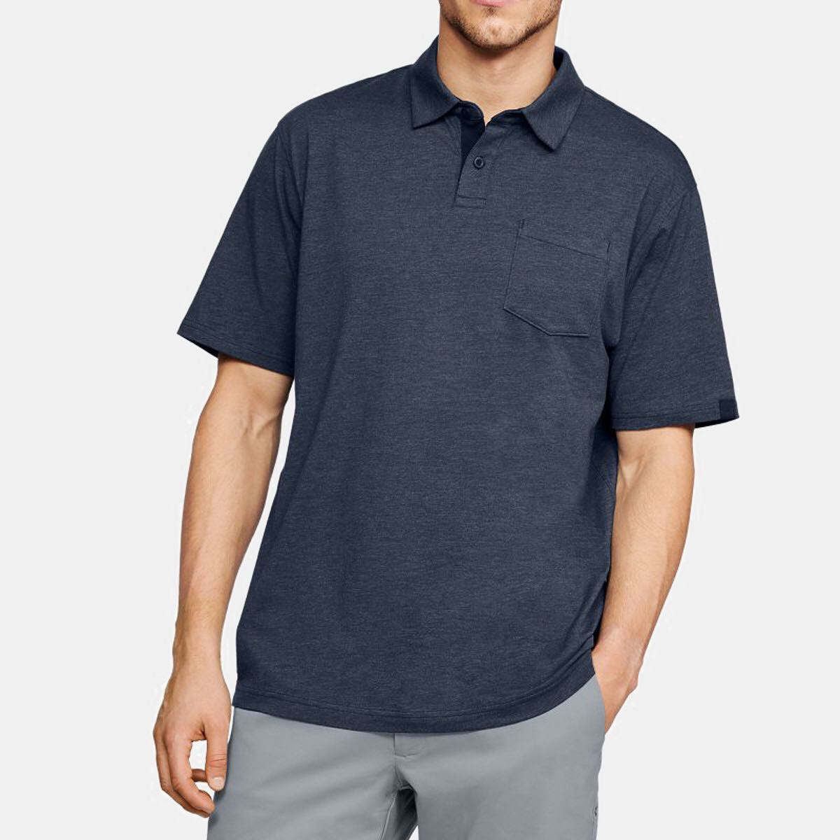 安德玛 UNDER ARMOUR1321111 男款弹力短袖POLO衫