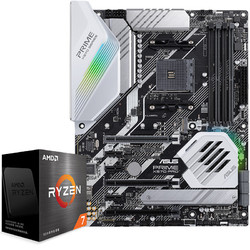 ASUS 华硕  PRIME X570-P主板+AMD 锐龙7 5800X CPU处理器 板U套装 