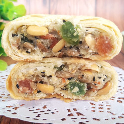 传统苏式酥皮五仁月饼 2斤