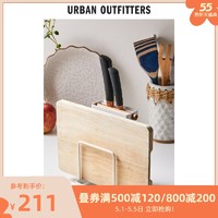 Yamazaki简约厨房收纳架UO刀/切菜板家用空间利用创意置物架新款