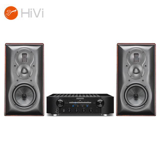 HiVi 惠威 惠威 M803A+马兰士PM8006 HiFi功放音响音箱 无源书架箱2.0声道发烧 高保真 无损音乐套装