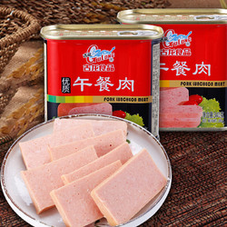 GuLong 古龙 古龙 午餐肉 速食罐头 泡面火锅搭档 340g*2罐