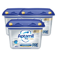Aptamil 爱他美 德国婴幼儿牛奶粉白金段位PRE段 1段 2段 1+ 2+ 800G/罐 3罐装2022年8月-9月 | Milk