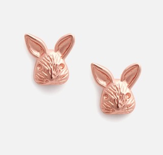 3D兔子耳钉