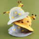 PLUS会员：HOCR 儿童卡通造型遮阳渔夫帽