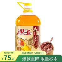 逸飞  头道压榨花生油5L家用桶装食用油