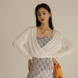 ANNE KLEIN 安妮·克莱因 BAJ2201LJX 女士天丝针织开衫