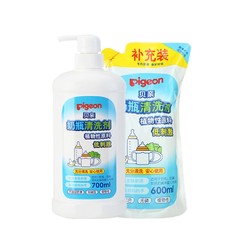 Pigeon 贝亲 PL156 奶瓶清洗剂套装 700ml+600ml