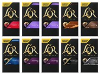 L'OR  Espresso Variety Pack - Nespresso* 兼容的铝制咖啡胶囊（一包10粒，共100粒胶囊）