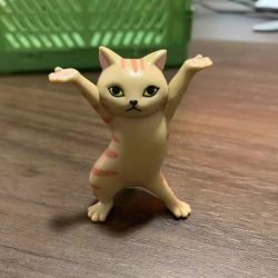 kastiza凯仕帝妖娆猫笔托摆件