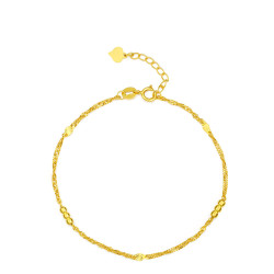 chowtaiseng周大生周大生18k金手链女款au750新品浪漫手链送女友