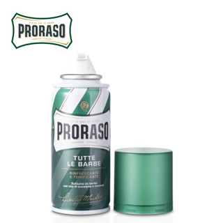 PRORASO 剃须泡刮胡泡沫剃须膏 桉树薄荷 100ml