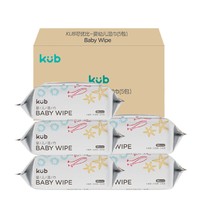 88VIP：kub 可优比 婴儿专用手口湿巾 80抽 5包