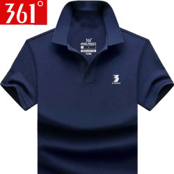 361° 361度 361短袖T恤男POLO衫半袖2021春夏季新款旗舰透气休闲上衣运动服