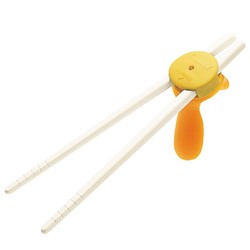 Combi 康贝 宝宝学习练习筷婴儿训练筷子 baby label 初次使用的筷子 label橙黄色（LN）