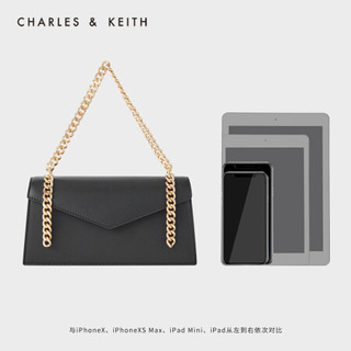 CHARLES & KEITH CK2-50270560 女士单肩包 （黑色)