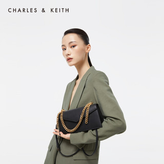 CHARLES & KEITH CK2-50270560 女士单肩包 （黑色)