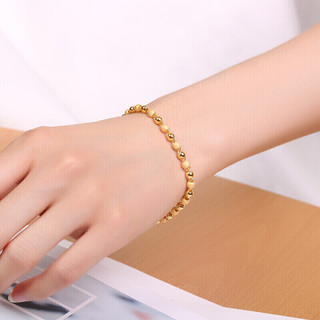 CHJ JEWELLERY 潮宏基 SCG30000809 金碧足金手链