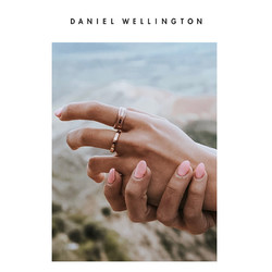 Daniel Wellington 丹尼尔惠灵顿 Emalie Ring Dusty Rose RG 男女情侣对戒