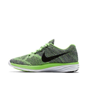 NIKE 耐克 Flyknit Lunar 3 女子跑鞋 698182-304 黄灰 39