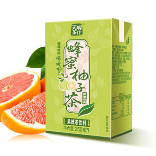 天喔茶庄 蜂蜜柚子茶 250ml*16盒