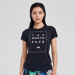 THE NORTH FACE 北面 北面 The North Face 春夏款吸湿排汗户外休闲女款短袖T恤 3V94/JK3 黑色 S