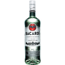 BACARDI 百加得 白朗姆酒 40%vol 500ml 单瓶装