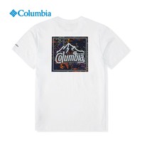 哥伦比亚 春夏款Columbia哥伦比亚男户外运动棉质透气短袖圆领T恤AE2960
