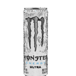 Monster Energy 魔爪超越 Monster Ultra 无糖 能量风味饮料 维生素功能饮料 330ml*24罐 整箱装 新老包装随机发货