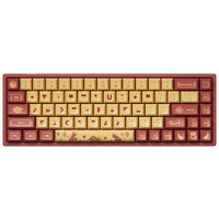 Akko 艾酷 3068 V2 牛年限定款 68键 蓝牙双模无线机械键盘 红色 AKKO抹茶绿轴 RGB