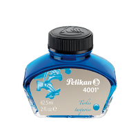 PLUS会员：Pelikan 百利金 4001 非碳素墨水 62.5ml 土耳其蓝