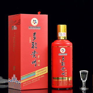 COLORFUL GUIZHOU JIU 多彩贵州酒 鸿运 53%vol 酱香型白酒 500ml*2瓶 双支装