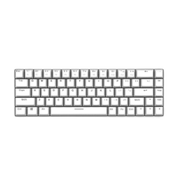 ROYAL KLUDGE S68 68键 2.4G蓝牙多模无线机械键盘 白色 Cherry茶轴 单光