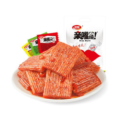 WeiLong 卫龙 辣条 休闲零食 亲嘴烧辣条辣片1000g/盒装 麦辣鸡汁味 独立小包装