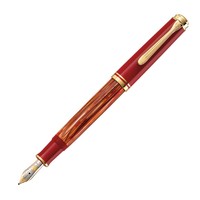 Prime会员：Pelikan 百利金 Souveran M600 钢笔 F尖 红色玳瑁特别版