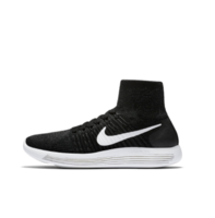 NIKE 耐克 Lunarepic Flyknit 中性跑鞋  818676-007 黑白 35.5