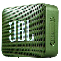 JBL 杰宝 GO2 音乐金砖二代 便携式蓝牙音箱+低音炮 户外音箱 迷你小音响 可免提通话 防水设计 深林绿