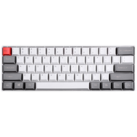 ROYAL KLUDGE RK61 pro 61键 双模无线机械键盘 正刻 白色 Cherry茶轴 无光