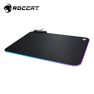 冰豹ROCCA 灵感豹SENSE AIMO幻彩RGB防滑大号鼠标垫（电竞鼠标垫 键盘垫电脑桌垫） 速控艾摩版(RGB炫彩)标准（350x250MM）