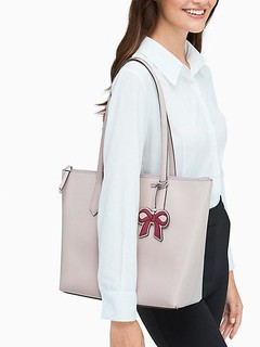 Kate Spade 凯特丝蓓 女士皮革单肩包 muted taupe