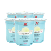 Huishan 辉山 冰淇淋酸奶160g*6杯 低温早餐酸奶整箱 鲜牛奶鲜奶活性发酵菌发酵