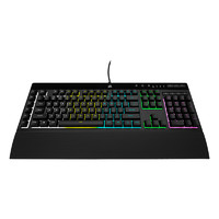 美商海盗船 K55 RGB PRO 104键 有线薄膜键盘 黑色 RGB