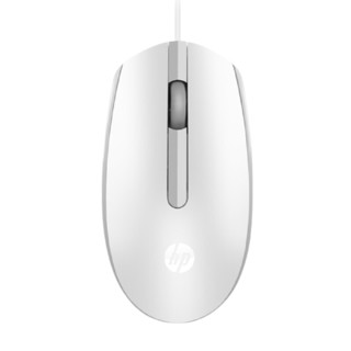 HP 惠普 M10 有线鼠标 1000DPI 白色